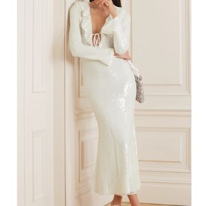 NWT self portrait sequin dress sz4